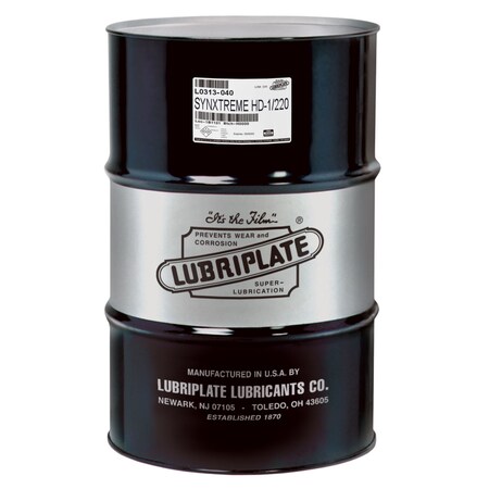 Lubriplate Synxtreme Hd-1/220, Drum, Synthetic, Heavy Duty, Calcium Sulphonate For Medium To High Speeds L0313-040